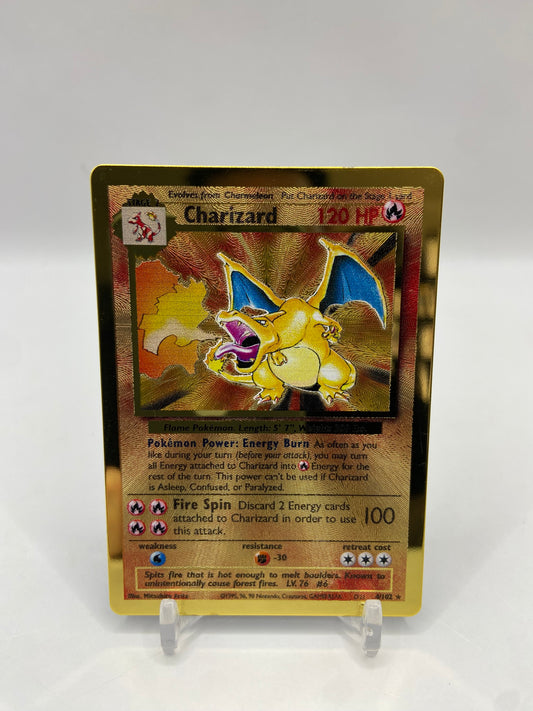 Charizard Metal UPC Promo 4/102