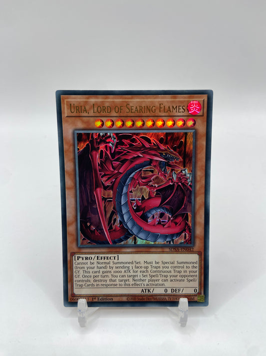 Uria, Lord of Searing Flames Ultra Rare Structure Deck: Sacred Beasts SDSA-EN042