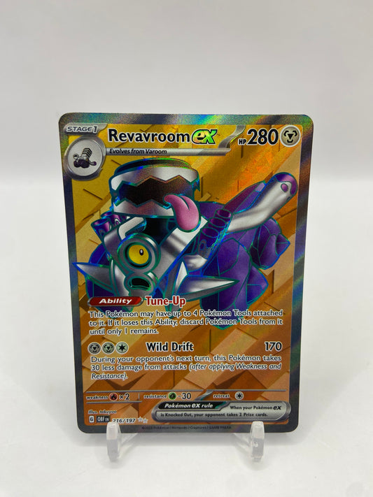 Revavroom Ex Full Art Obsidian Flames 216/197