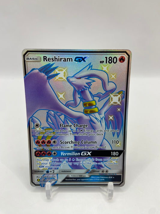 Reshiram Gx Shiny Full Art Hidden Fates SV51/SV94