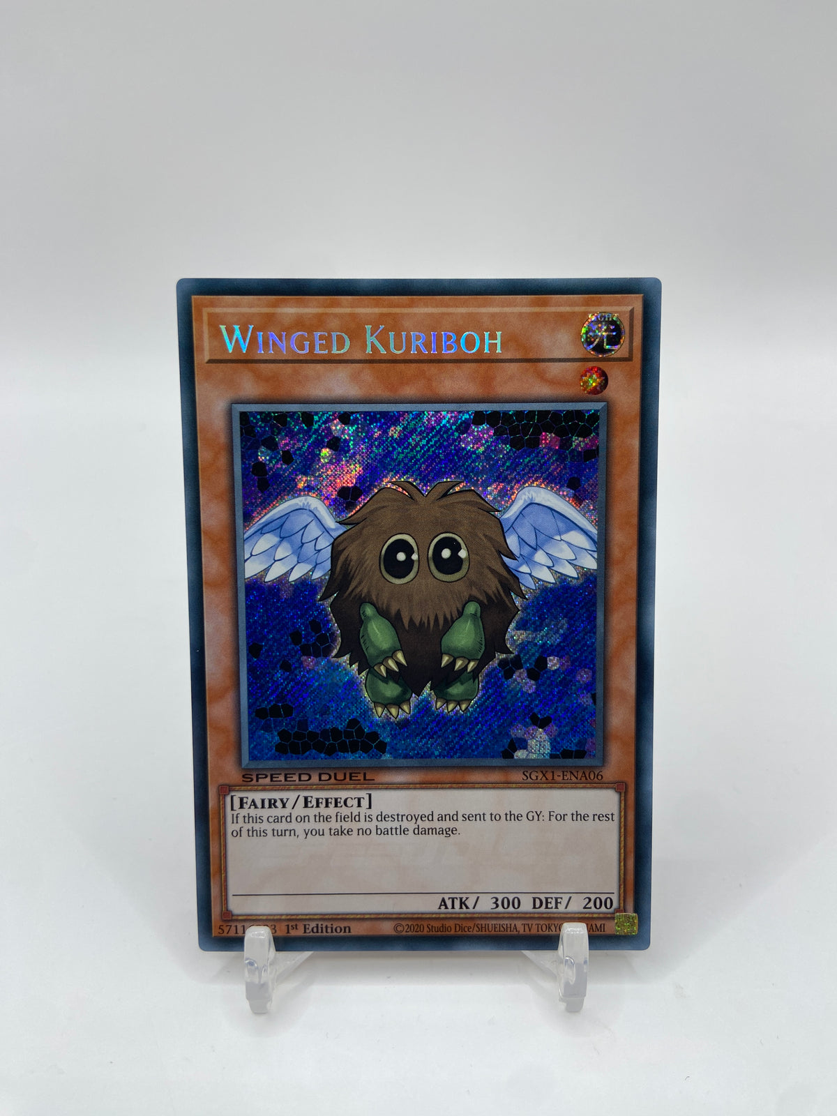 Winged Kuriboh Secret Rare Speed Duel GX: Duel Academy Box SGX1-ENA06
