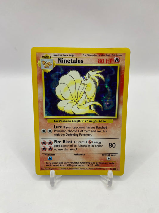 Ninetales Holo Base Set 12/102