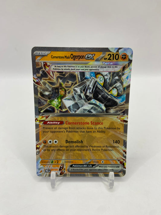 Cornerstone Mask Ogerpon Ex Prismatic Evolutions 058/131