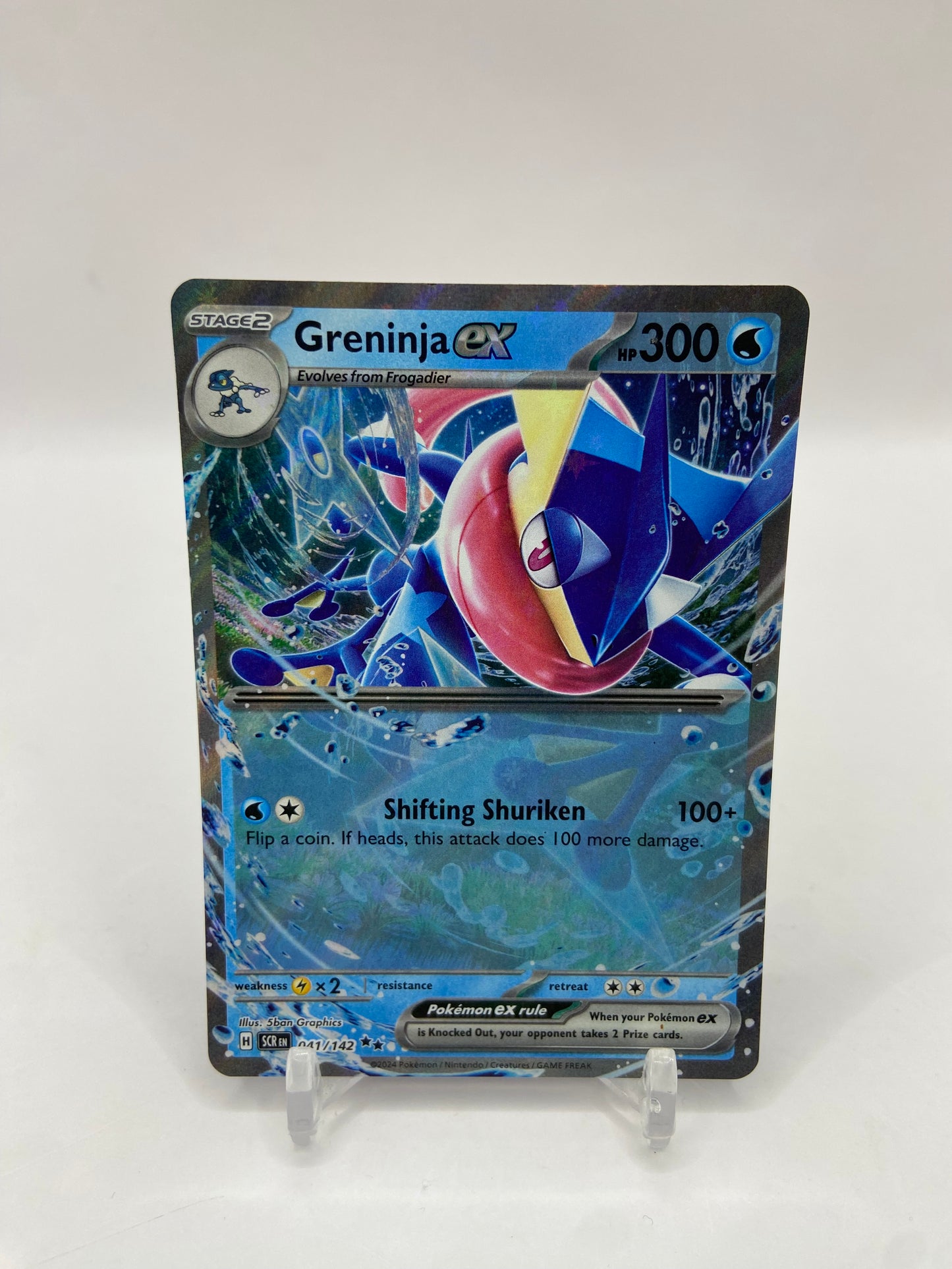 Greninja Ex Stellar Crown 041/142