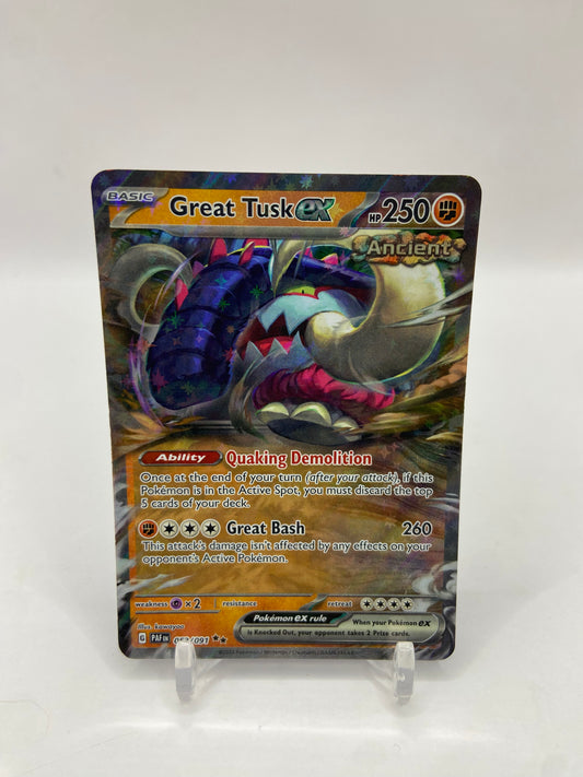 Great Tusk Ex Paldean Fates 053/091