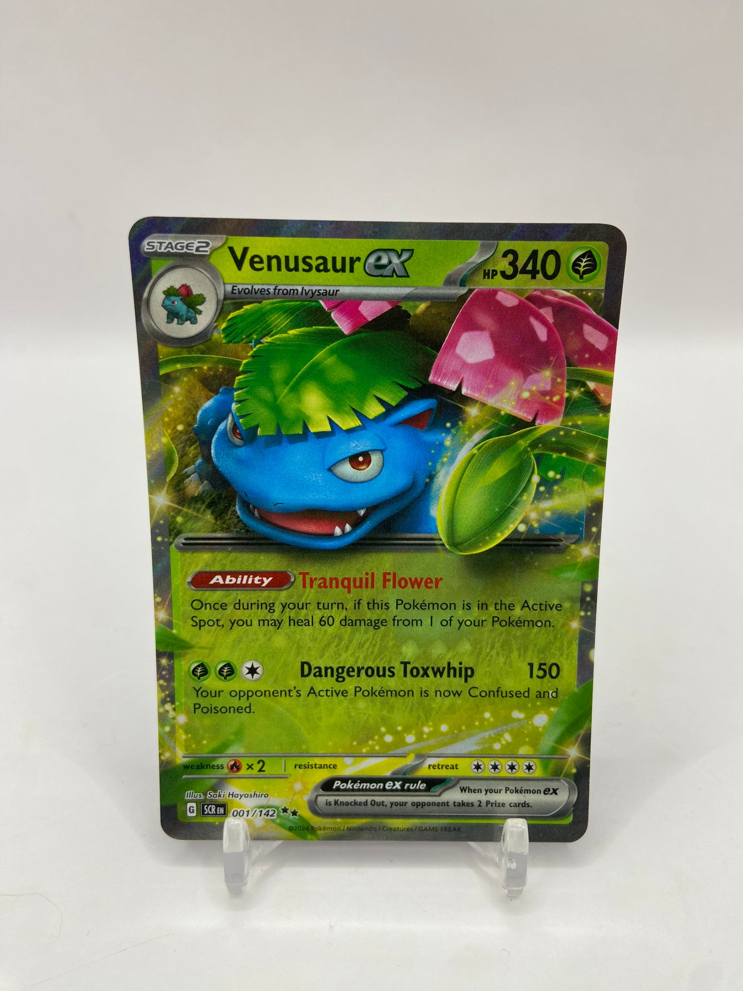 Venusaur Ex Stellar Crown 001/142