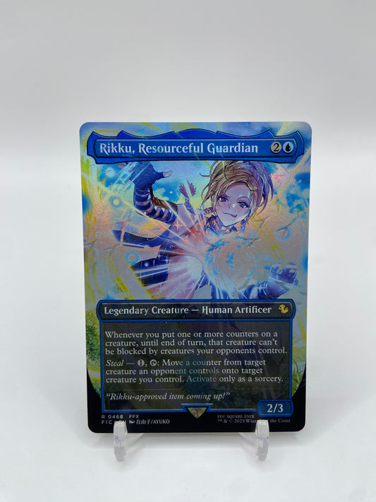 Rikku, Resourceful Guardian (Borderless) (Chocobo Track Foil) Commander: FINAL FANTASY R 468