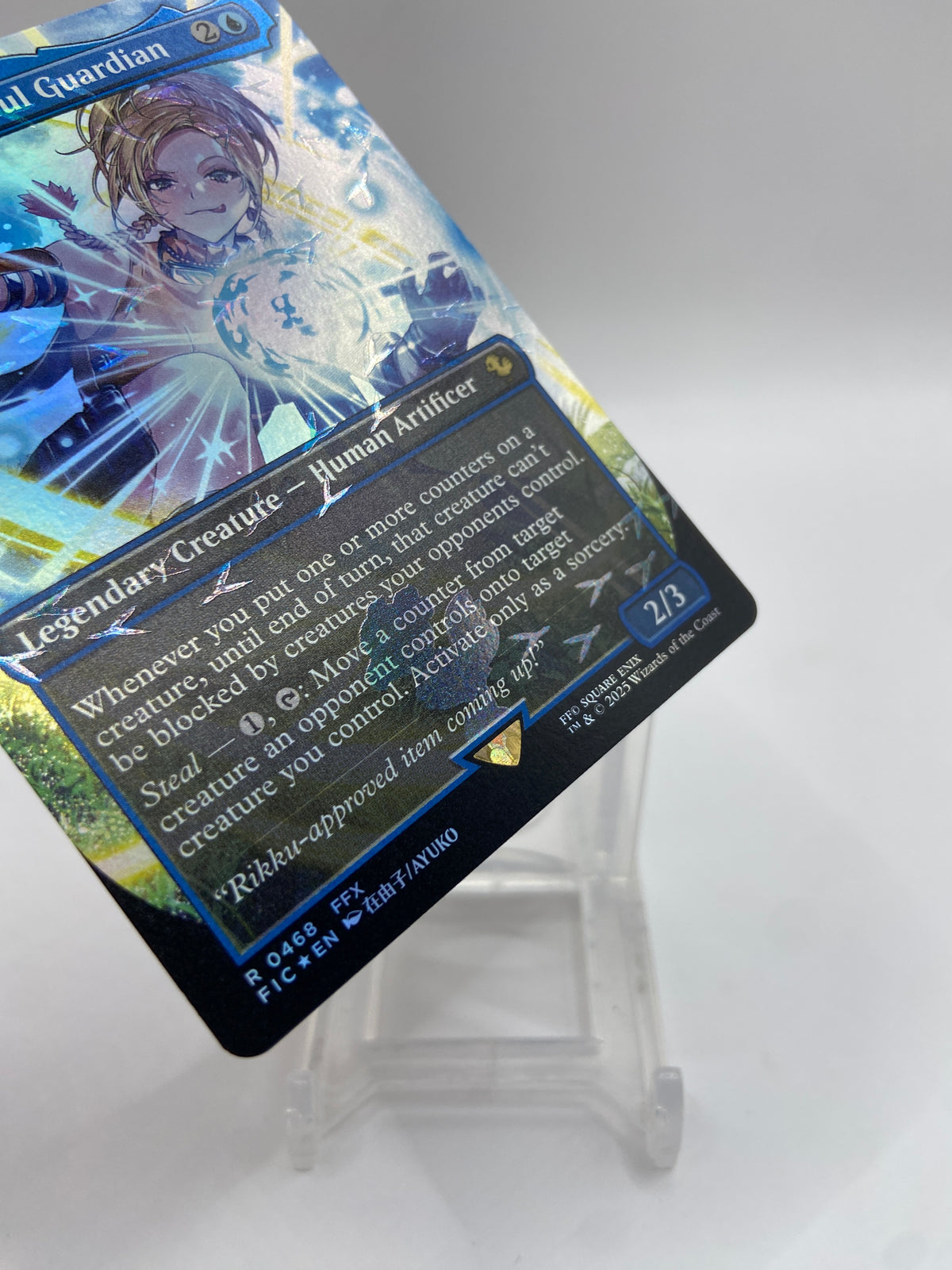 Rikku, Resourceful Guardian (Borderless) (Chocobo Track Foil) Commander: FINAL FANTASY R 468