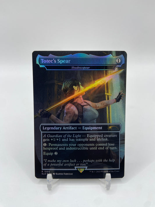 Totec's Spear - Shadowspear Foil Secret Lair Drop Series R 1505