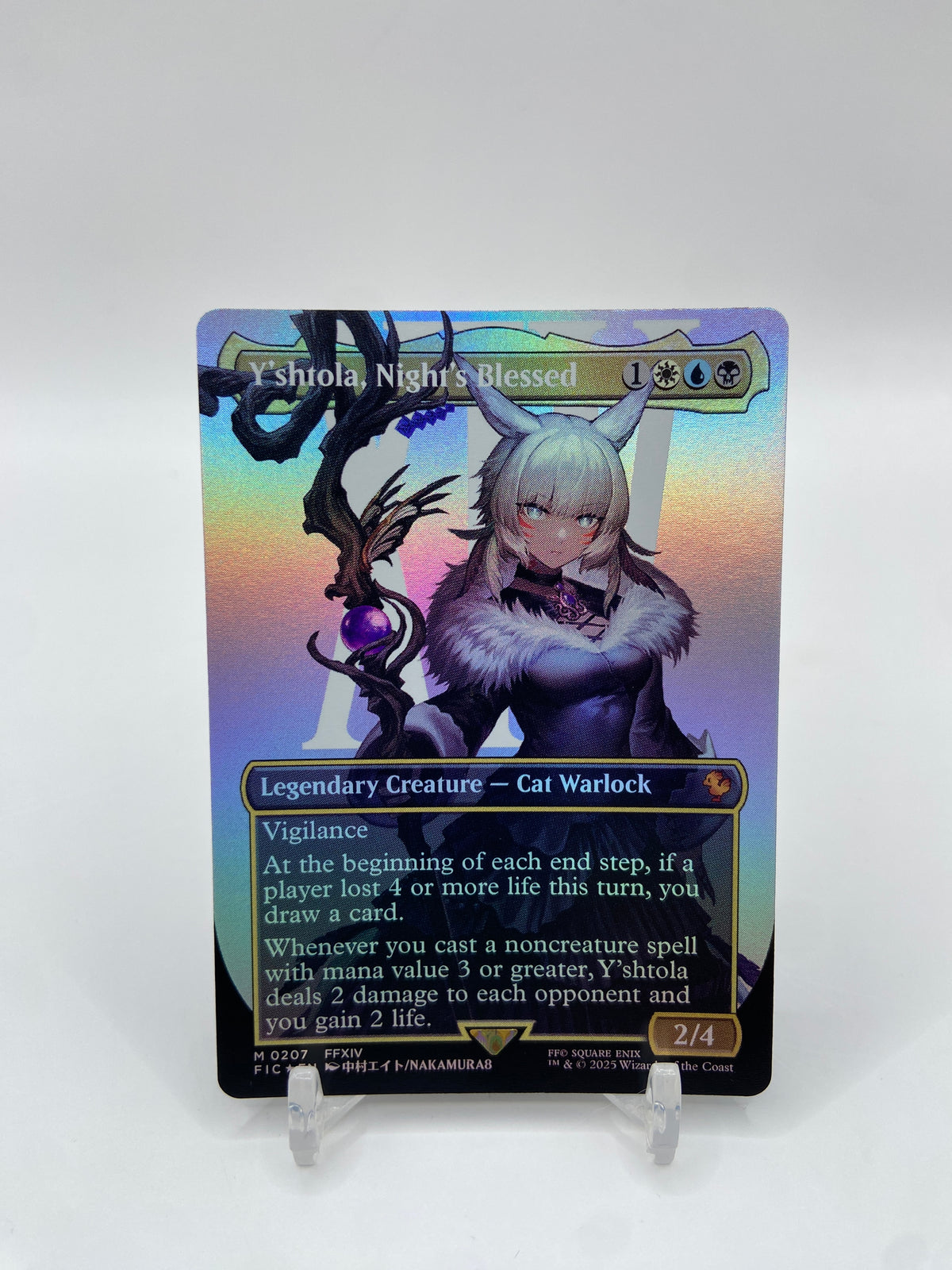 Y'shtola, Night's Blessed Foil (Borderless) Commander: FINAL FANTASY M 207