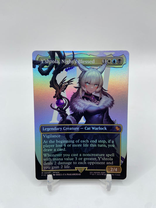 Y'shtola, Night's Blessed Foil (Borderless) Commander: FINAL FANTASY M 207