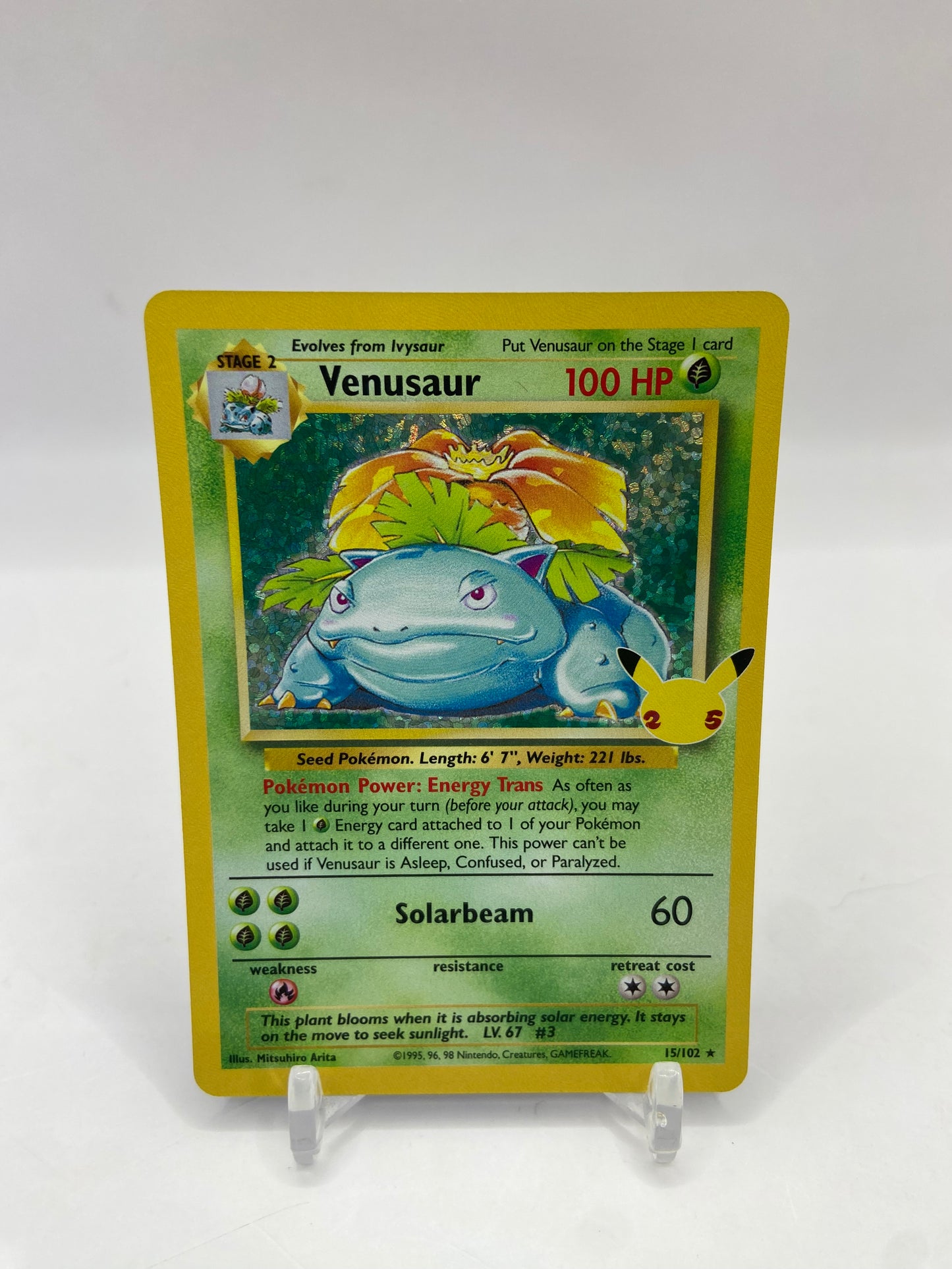 Venusaur Holo Celebrations Classic Collection 15/102