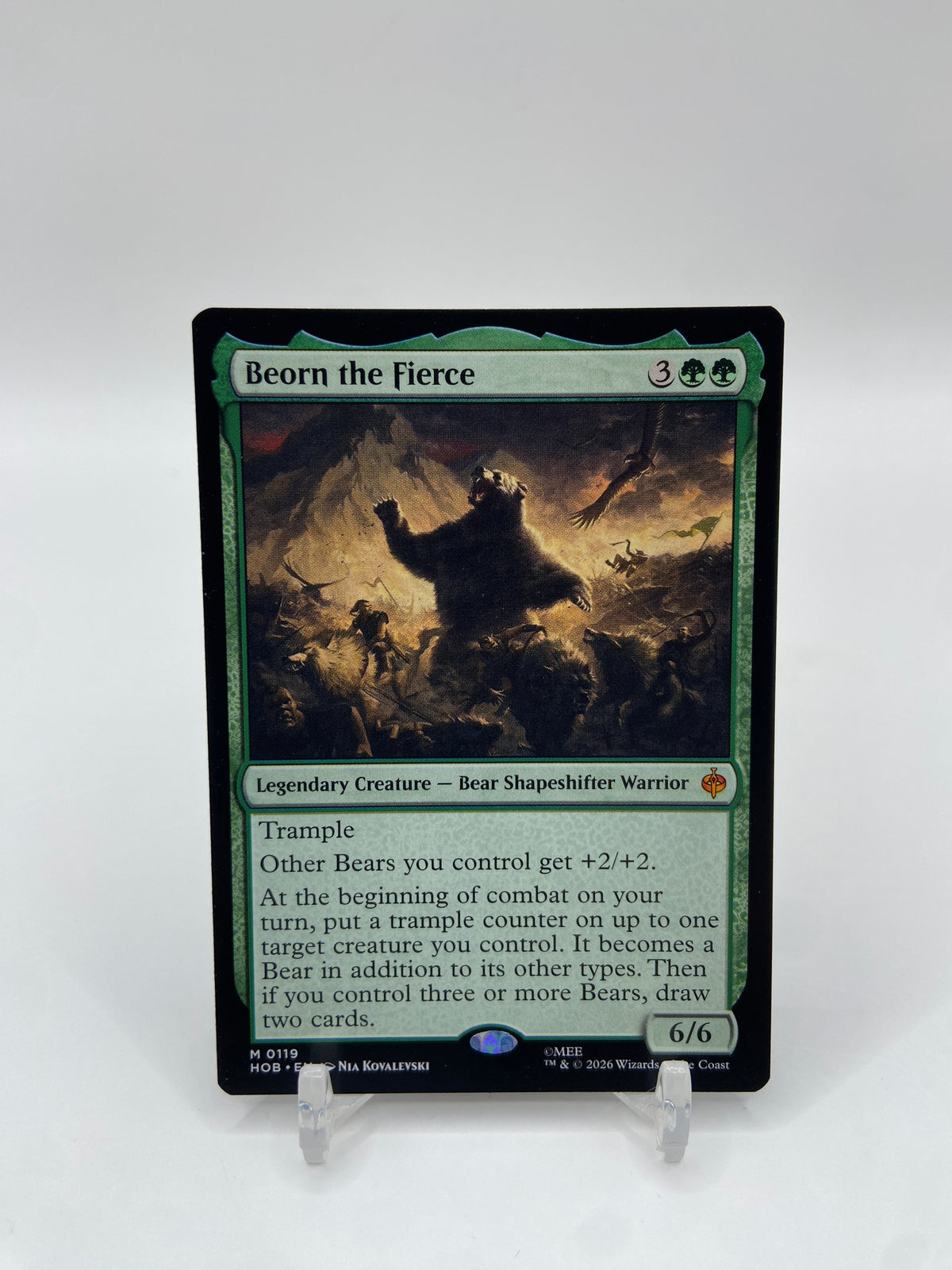 Beorn the Fierce The Hobbit M 119