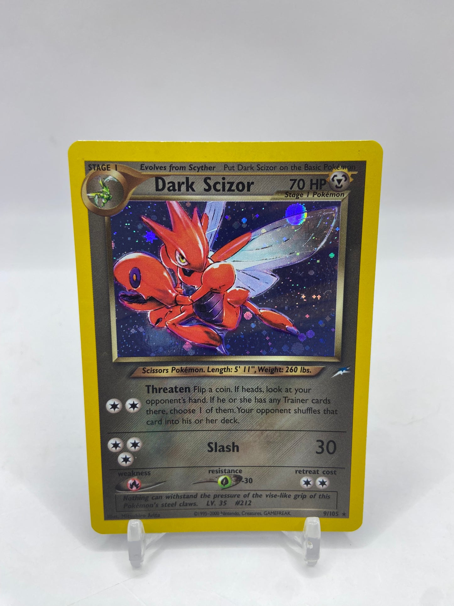 Dark Scizor Holo Neo Destiny 9/105