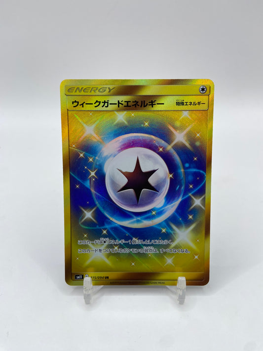 Weakguard Energy Gold Secret Rare Japanese Miracle Twins 115/094