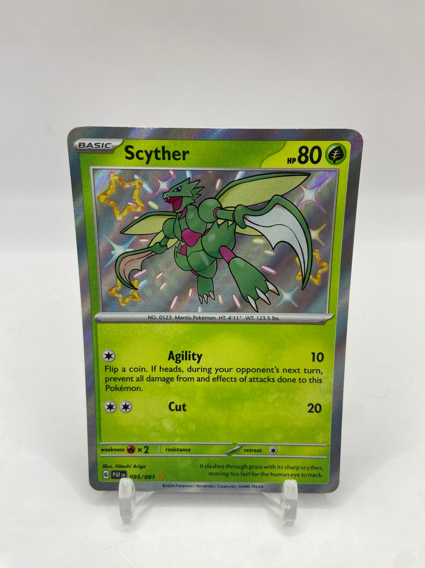 Scyther Shiny Paldean Fates 095/091