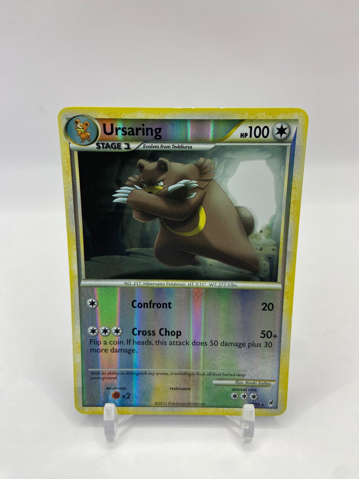 Ursaring Reverse Holo Rare Call Of Legends 37/95
