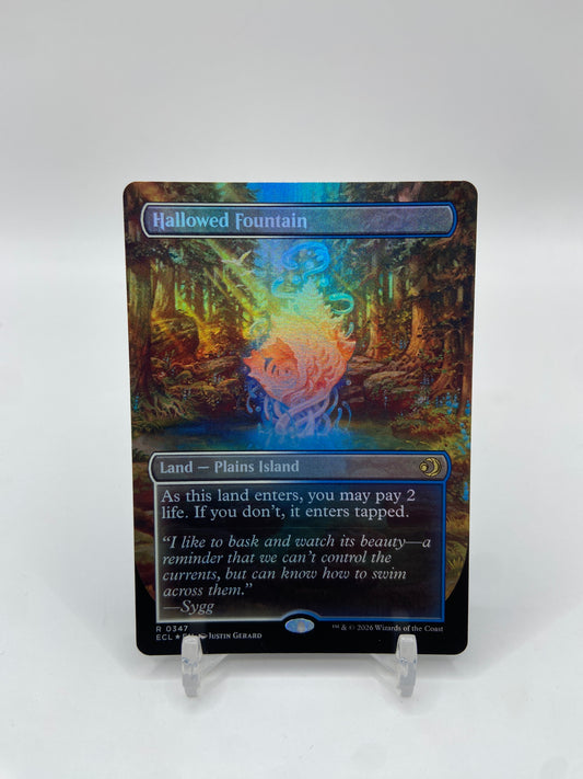 Hallowed Fountain Foil (Borderless) Lorwyn Eclipsed R 347