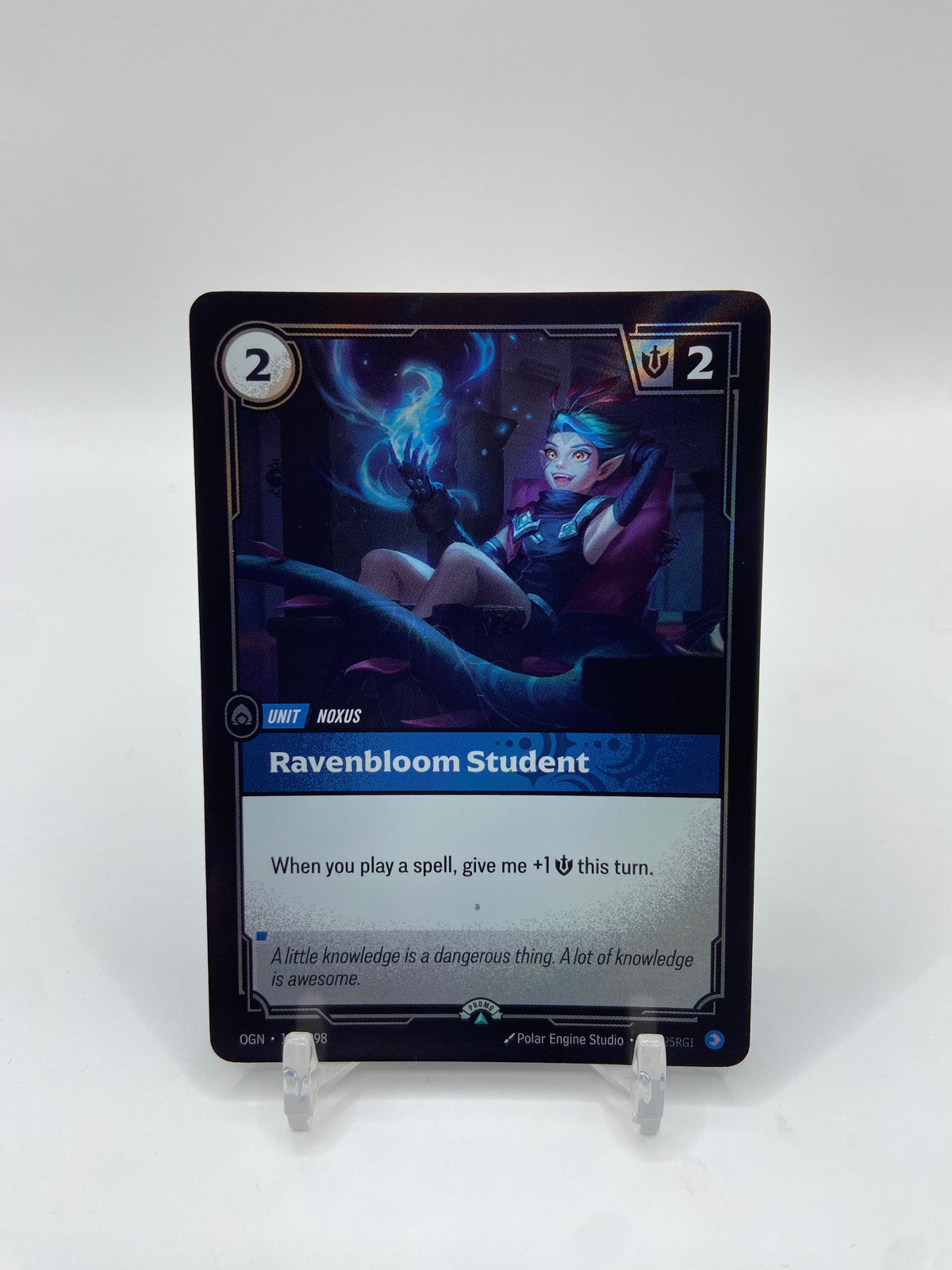 Ravenbloom Student Foil Riftbound Organized Play Promotional Cards  103/298