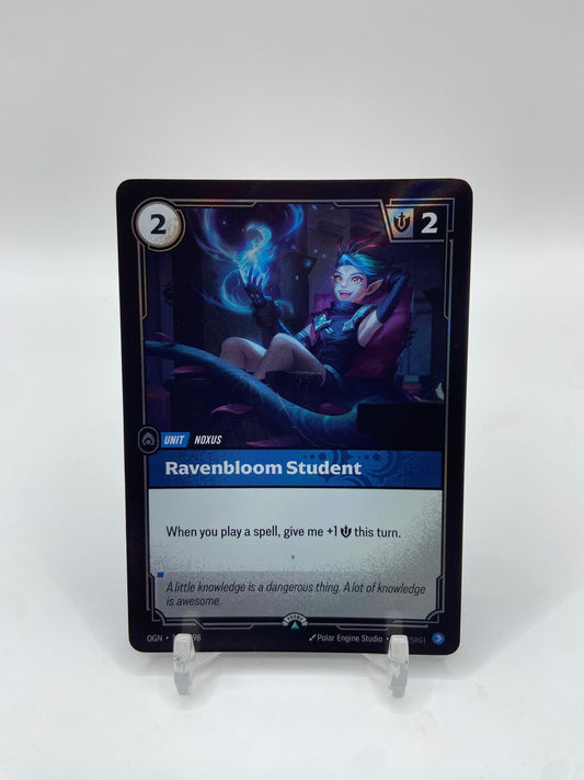 Ravenbloom Student Foil Riftbound Organized Play Promotional Cards  103/298