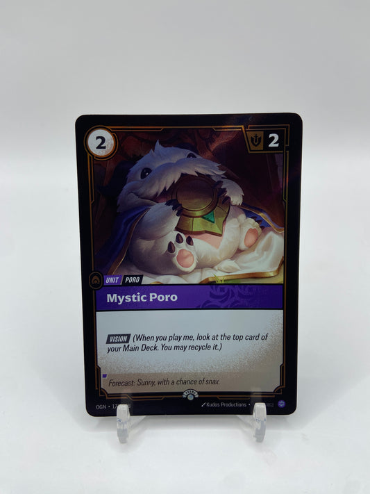 Mystic Poro Foil Riftbound Organized Play Promotional Cards 171/298