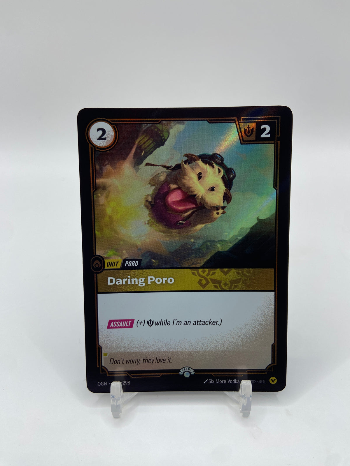 Daring Poro Foil Riftbound Organized Play Promotional Cards 210/298