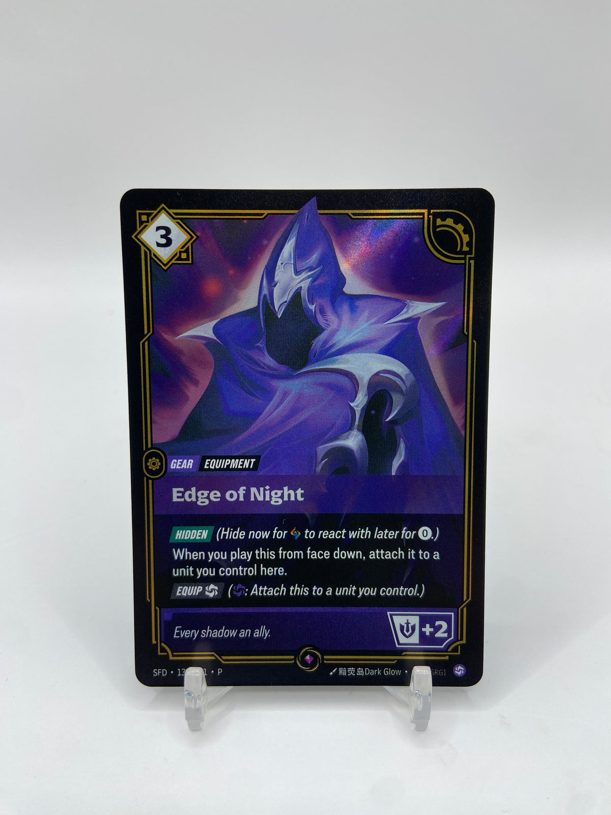 Edge of Night Foil Riftbound Organized Play Promotional Cards Promo 139/221