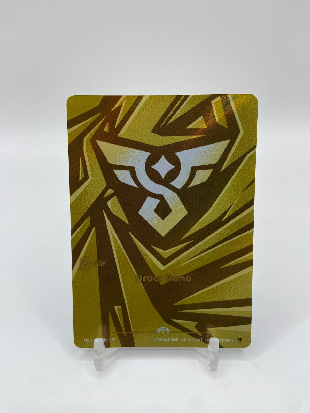 Order Rune Foil Riftbound Organized Play Promotional Cards Showcase 214b/298