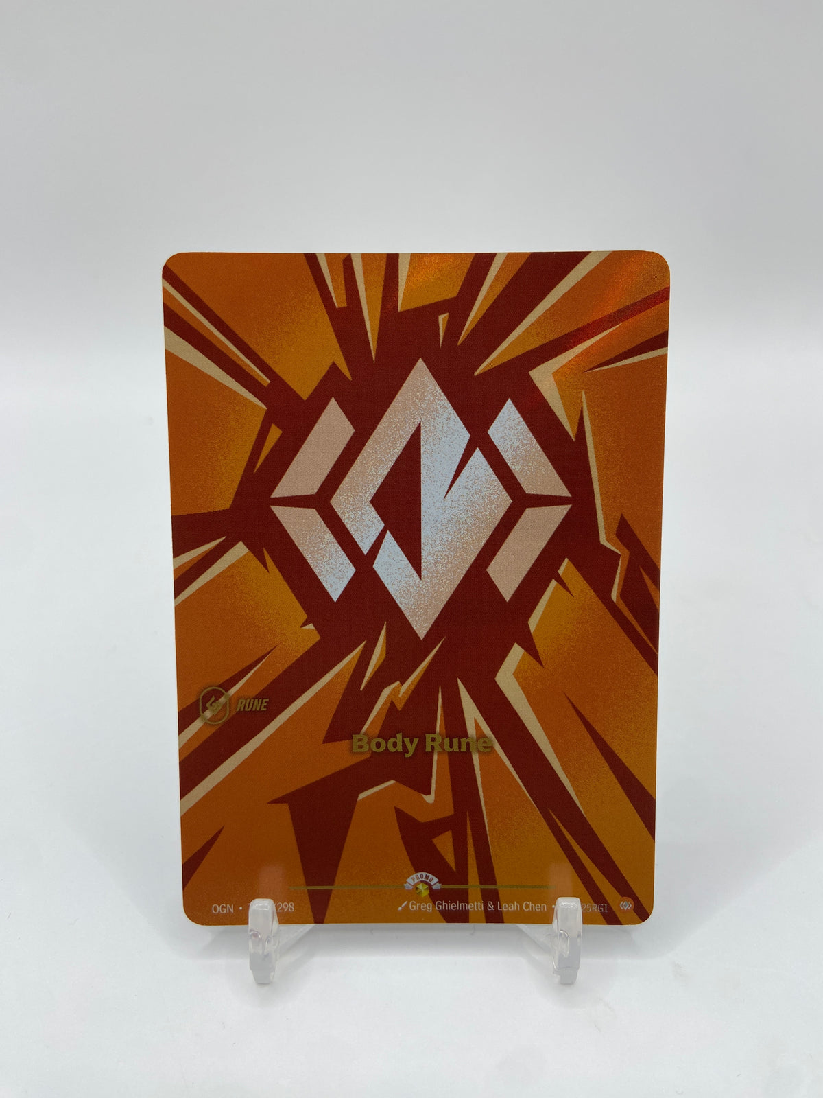 Body Rune Foil Riftbound Organized Play Promotional Cards Showcase 126b/298