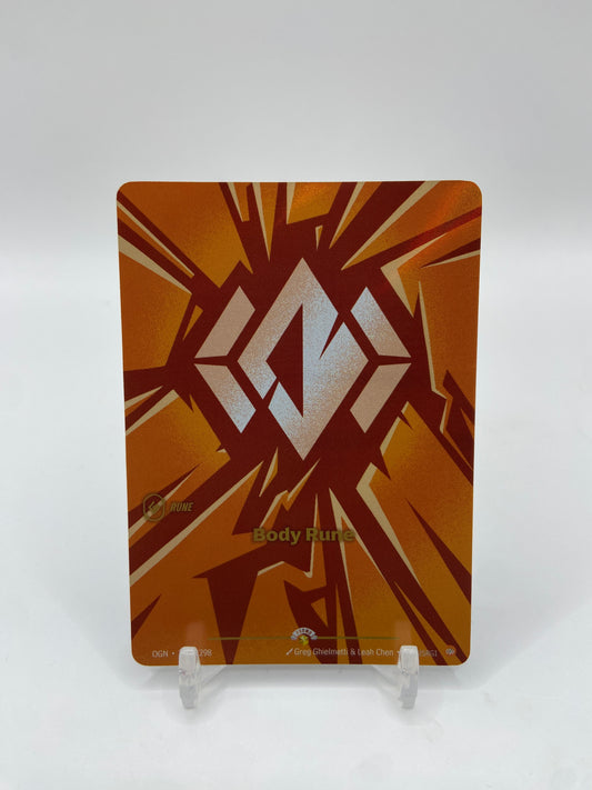 Body Rune Foil Riftbound Organized Play Promotional Cards Showcase 126b/298