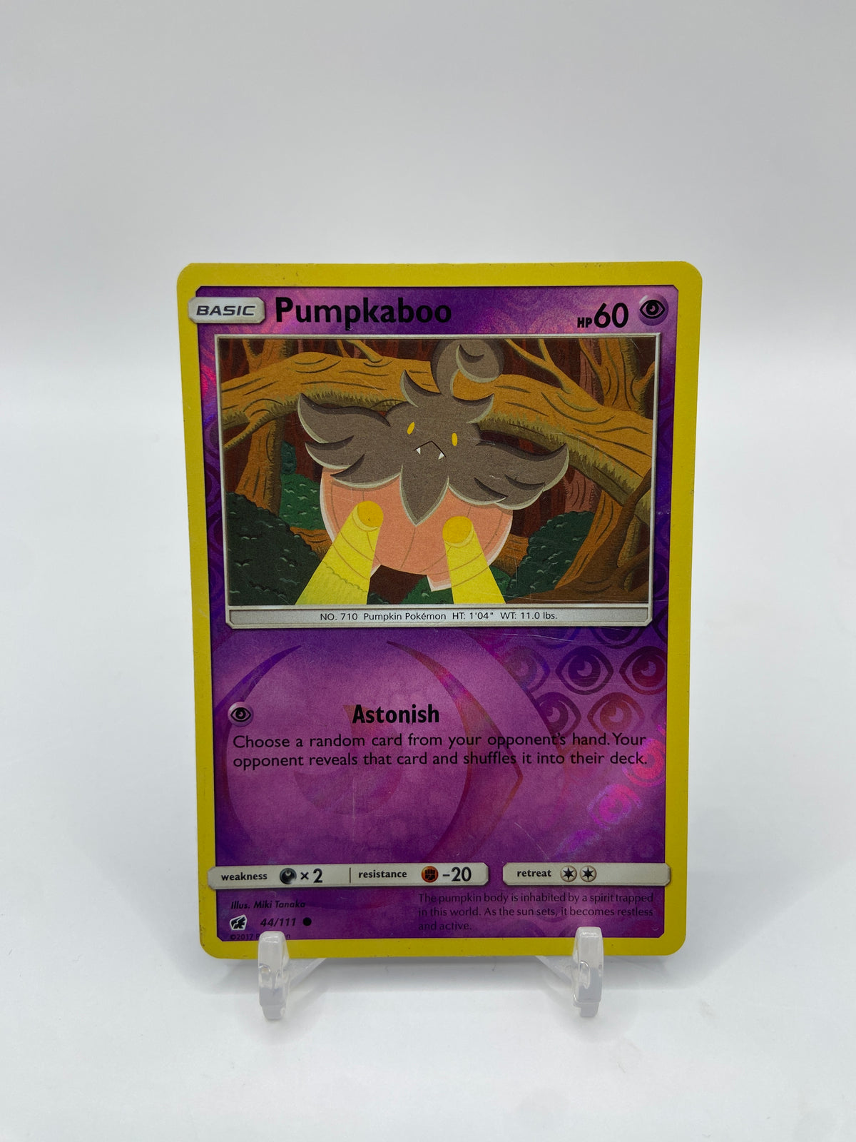 Pumpkaboo Reverse Holo Crimson Invasion 44/111