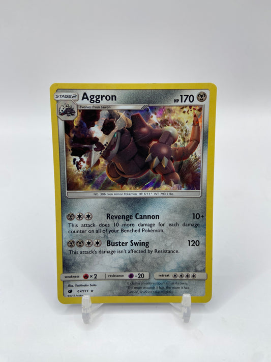 Aggron Holo Crimson Invasion 67/111