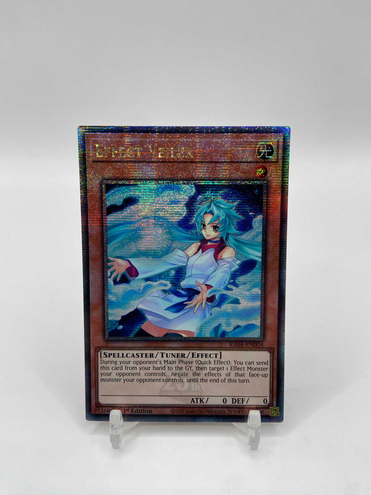 Effect Veiler (New Art) (Quarter Century Secret Rare) Quarter Century Stampede RA04-EN004