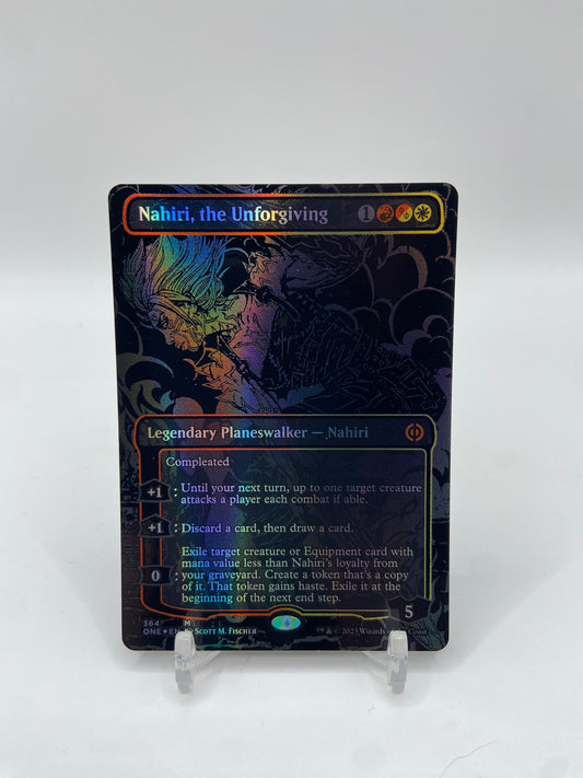 Nahiri, the Unforgiving (Oil Slick Raised Foil) Phyrexia: All Will Be One M 364