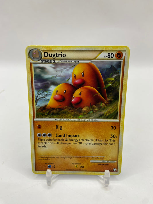 Dugtrio Rare HS Triumphant 19/102