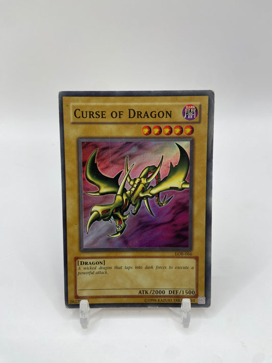 Curse of Dragon Super Rare The Legend of Blue Eyes White Dragon LOB-066