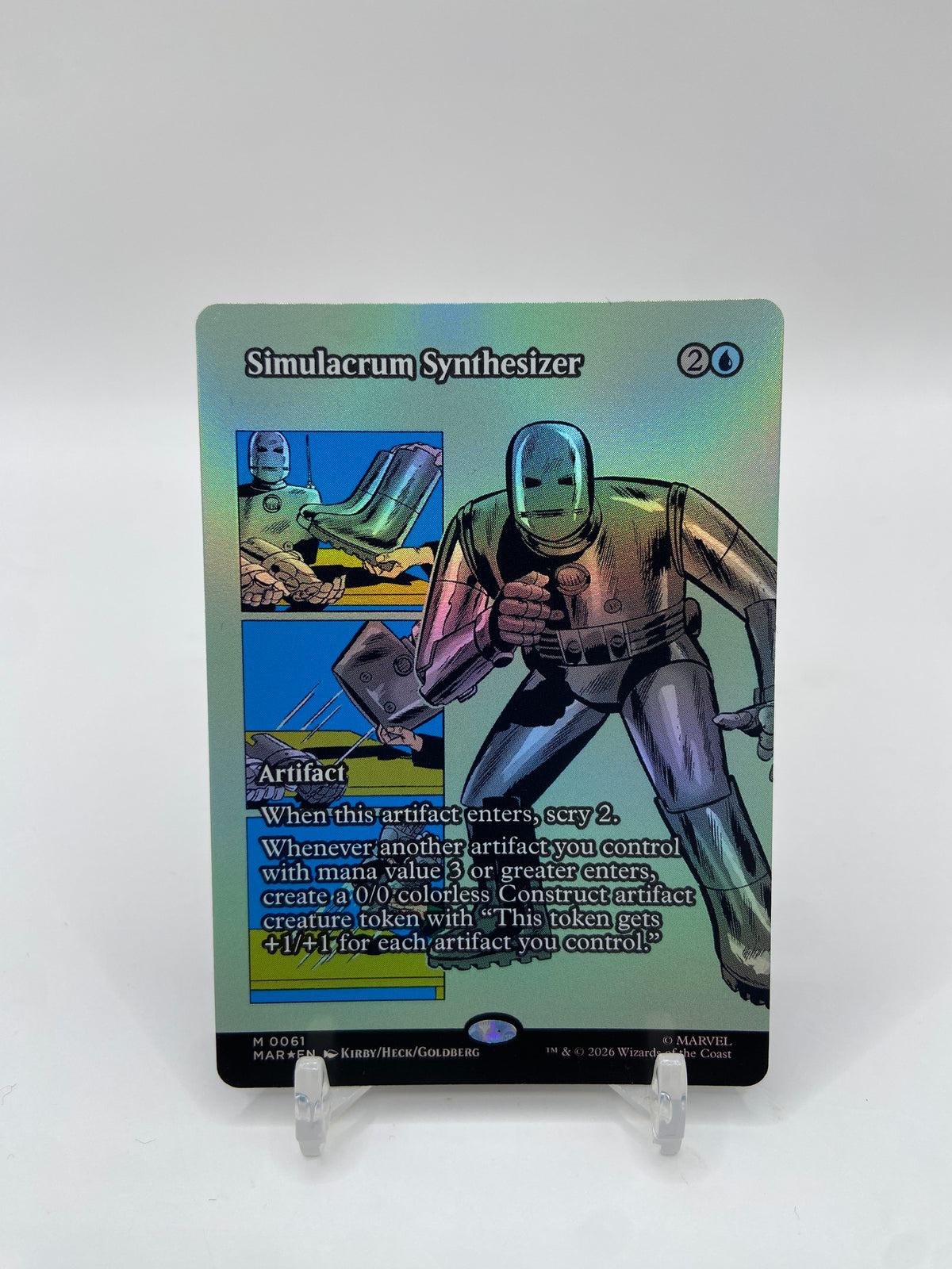 Simulacrum Synthesizer Foil (Borderless) Marvel Eternal-Legal M 61