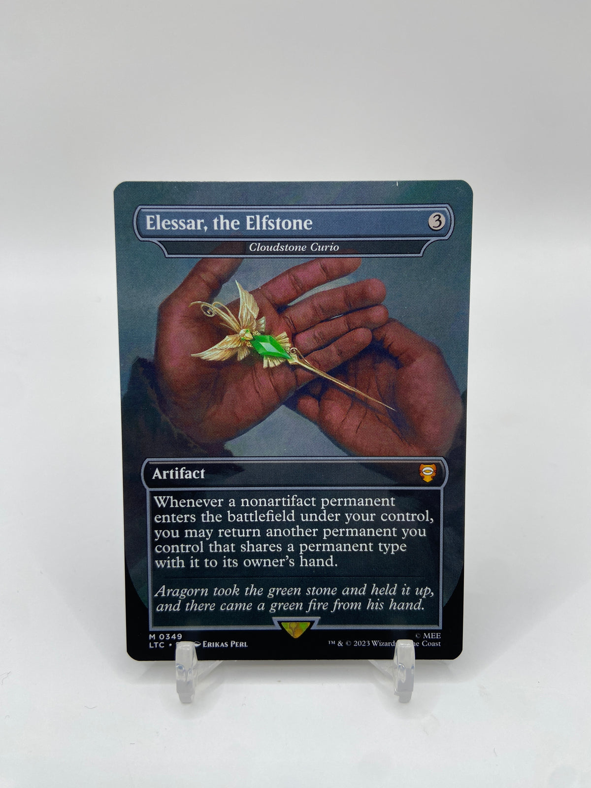 Elessar, the Elfstone - Cloudstone Curio Commander: The Lord of the Rings: Tales of Middle-earth M 349