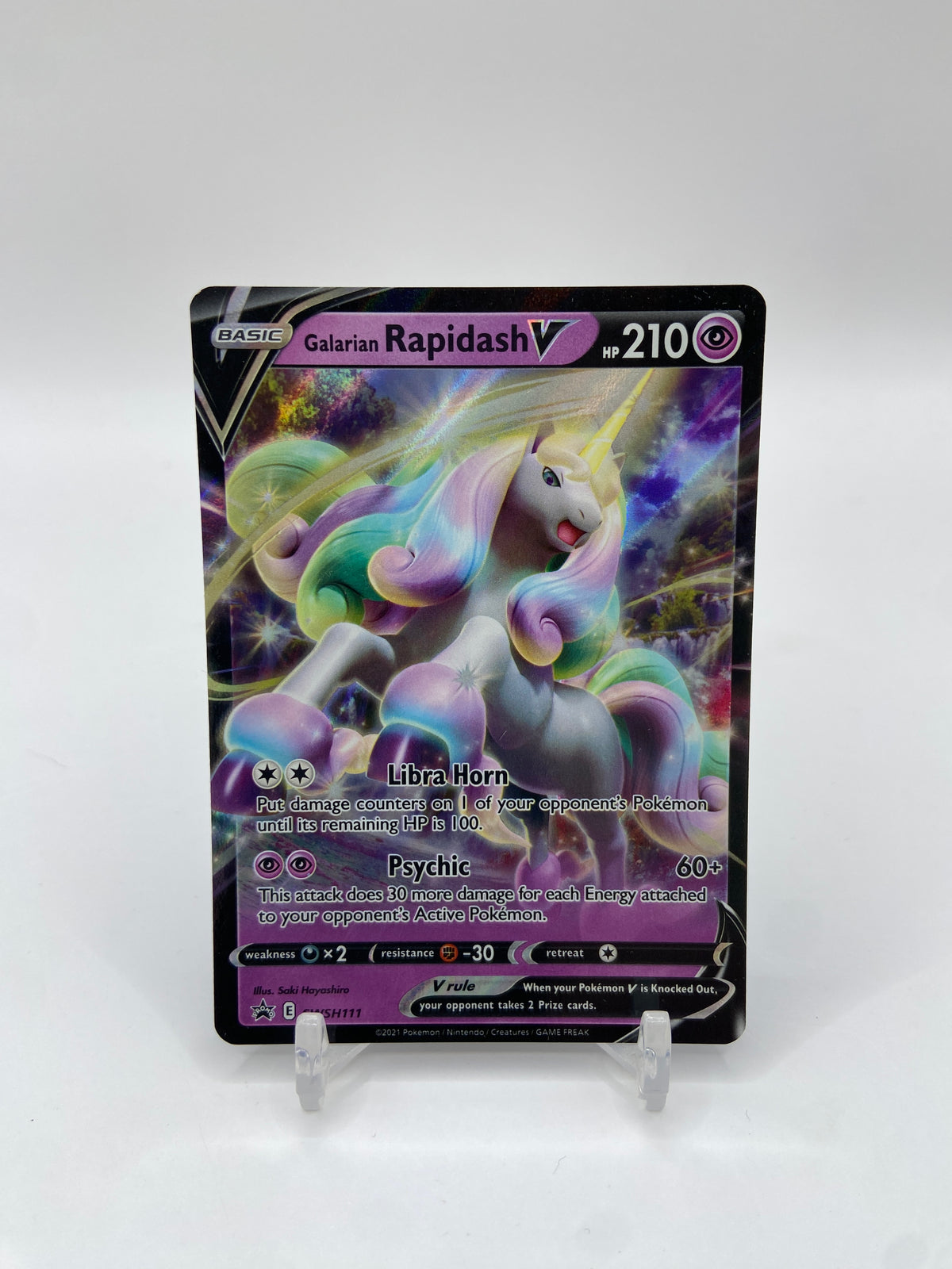 Galarian Rapidash V Sword & Shield Promo SWSH111