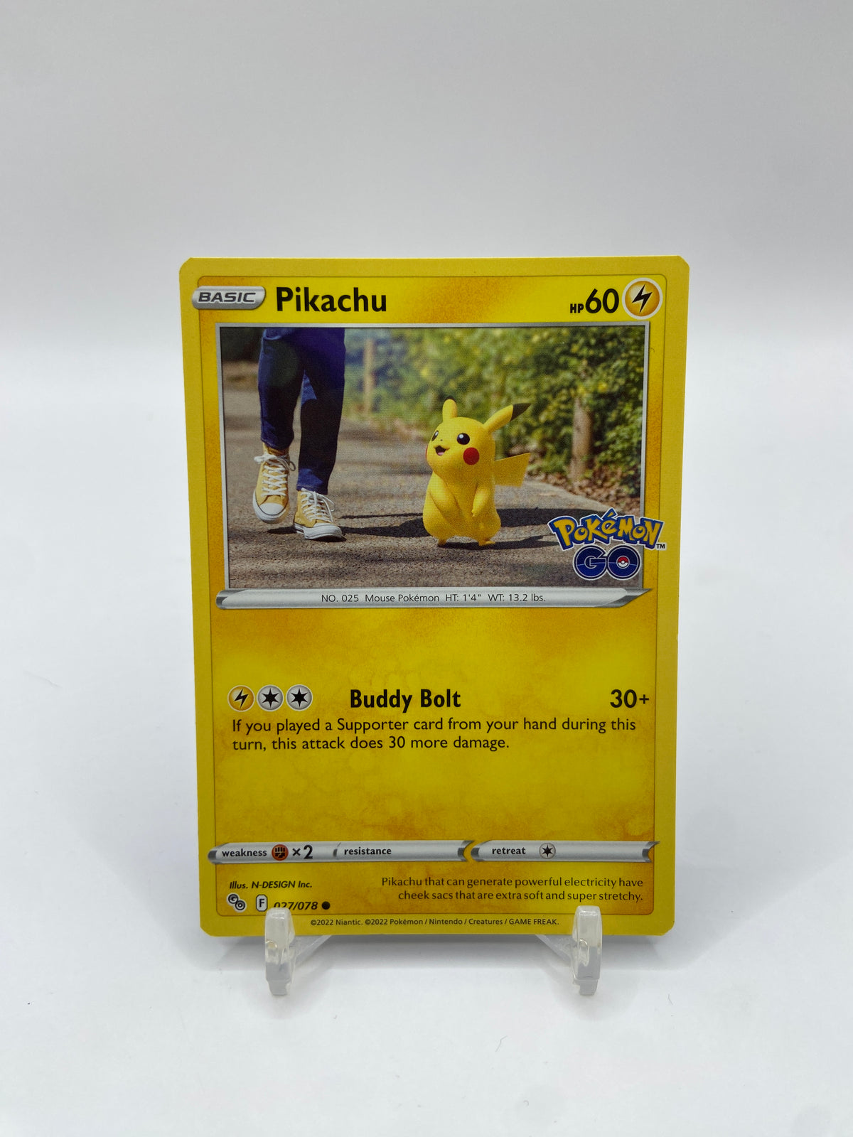 Pikachu Pokemon Go 027/078