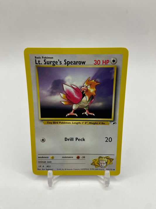 Lt. Surge's Spearow Gym Heroes 52/132
