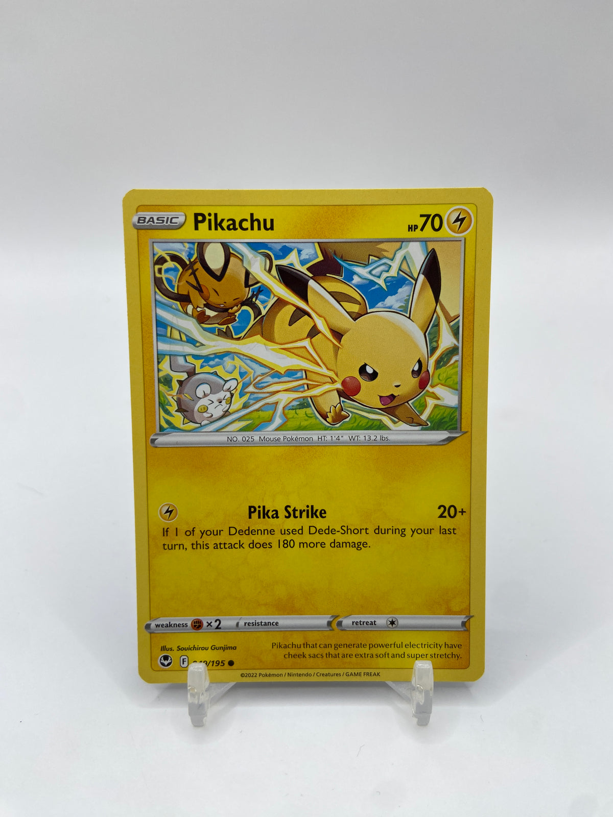 Pikachu Silver Tempest 049/195