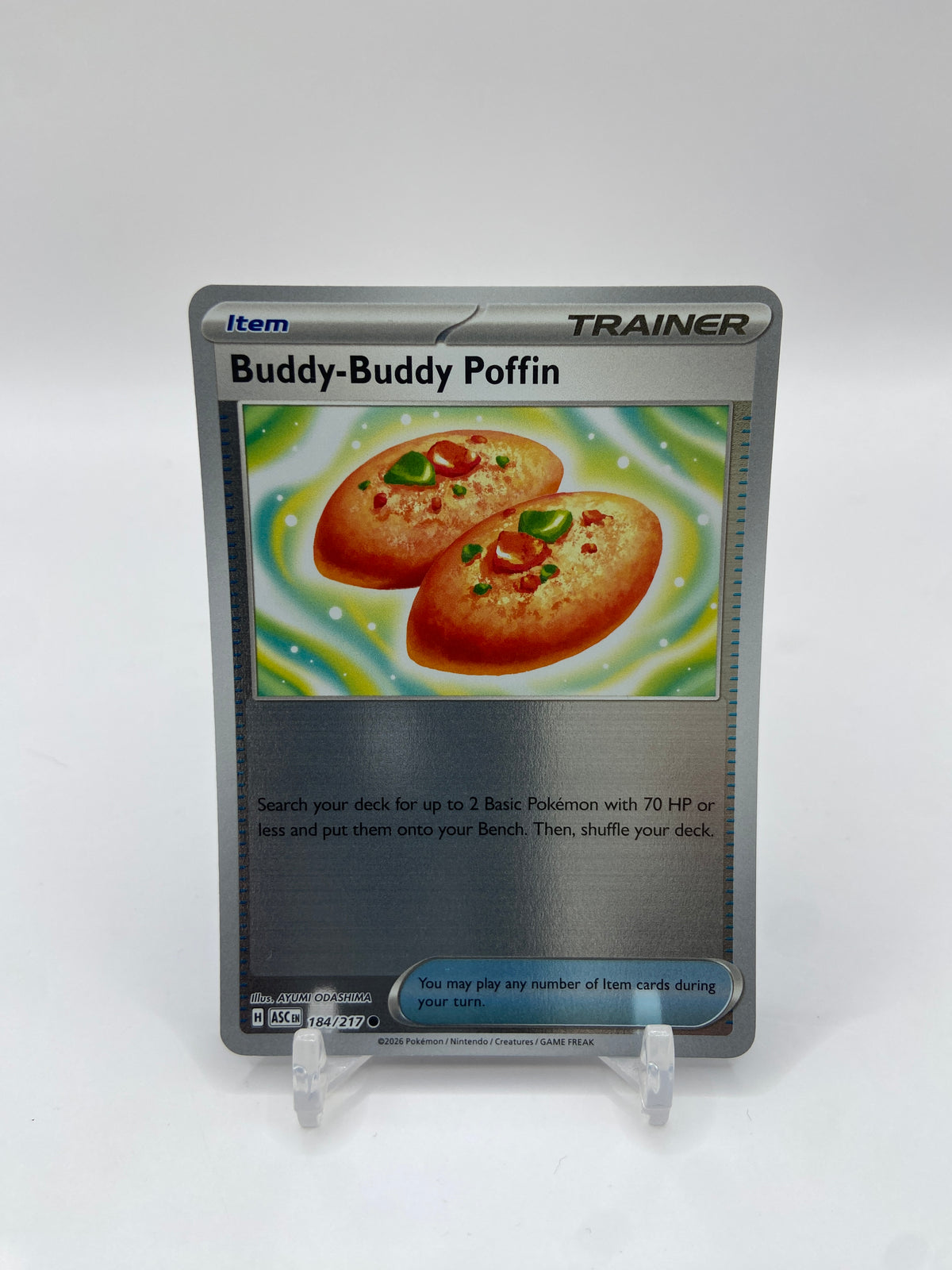 Buddy-Buddy Poffin Reverse Holo Ascended Heroes 184/217
