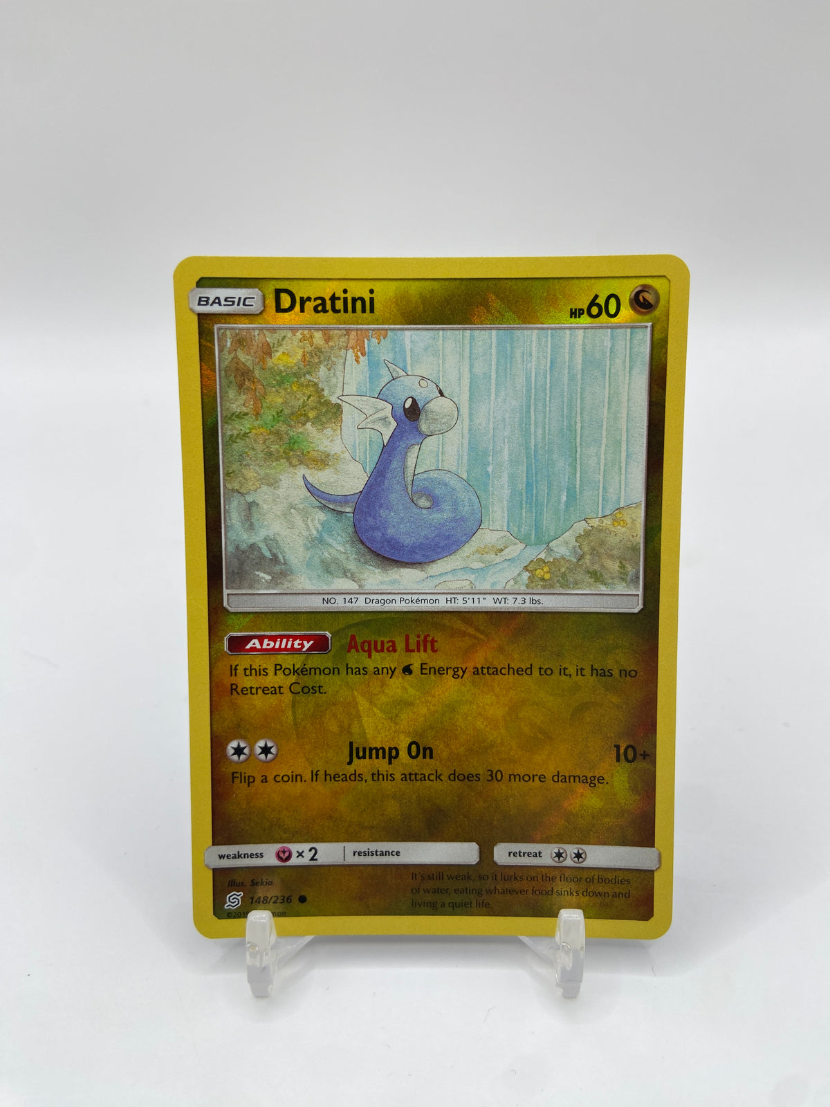 Dratini Reverse Holo Unified Minds 148/236