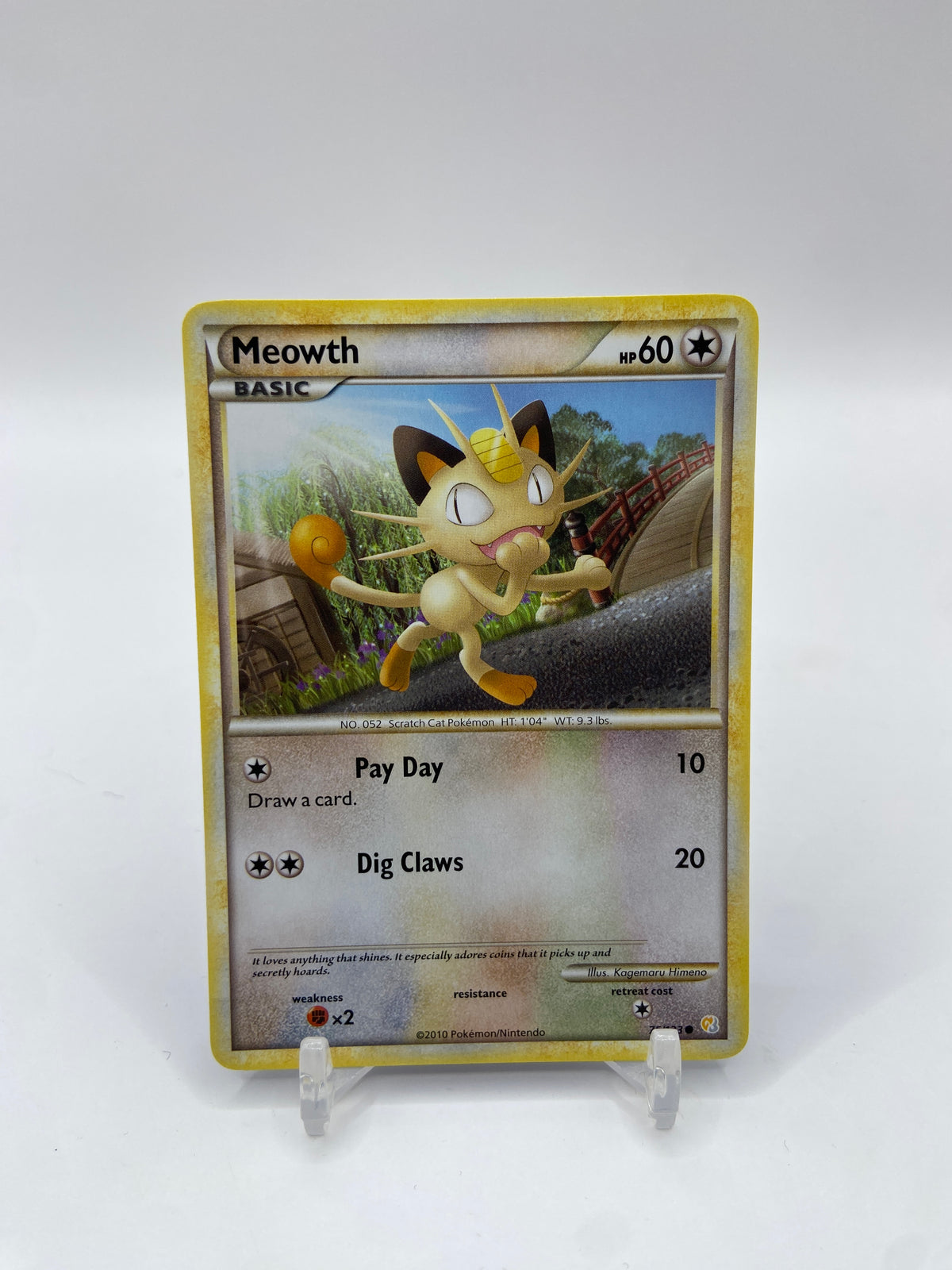 Meowth HeartGold SoulSilver 75/123