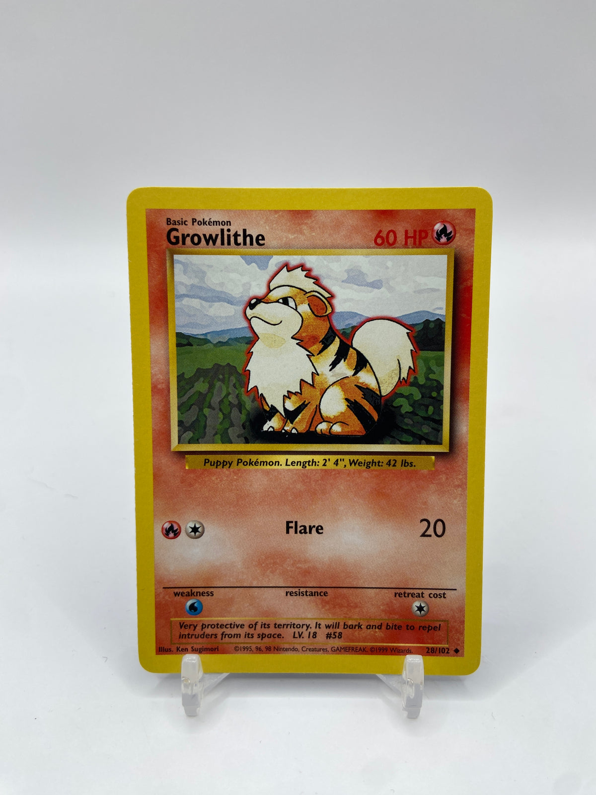 Growlithe Base Set 28/102