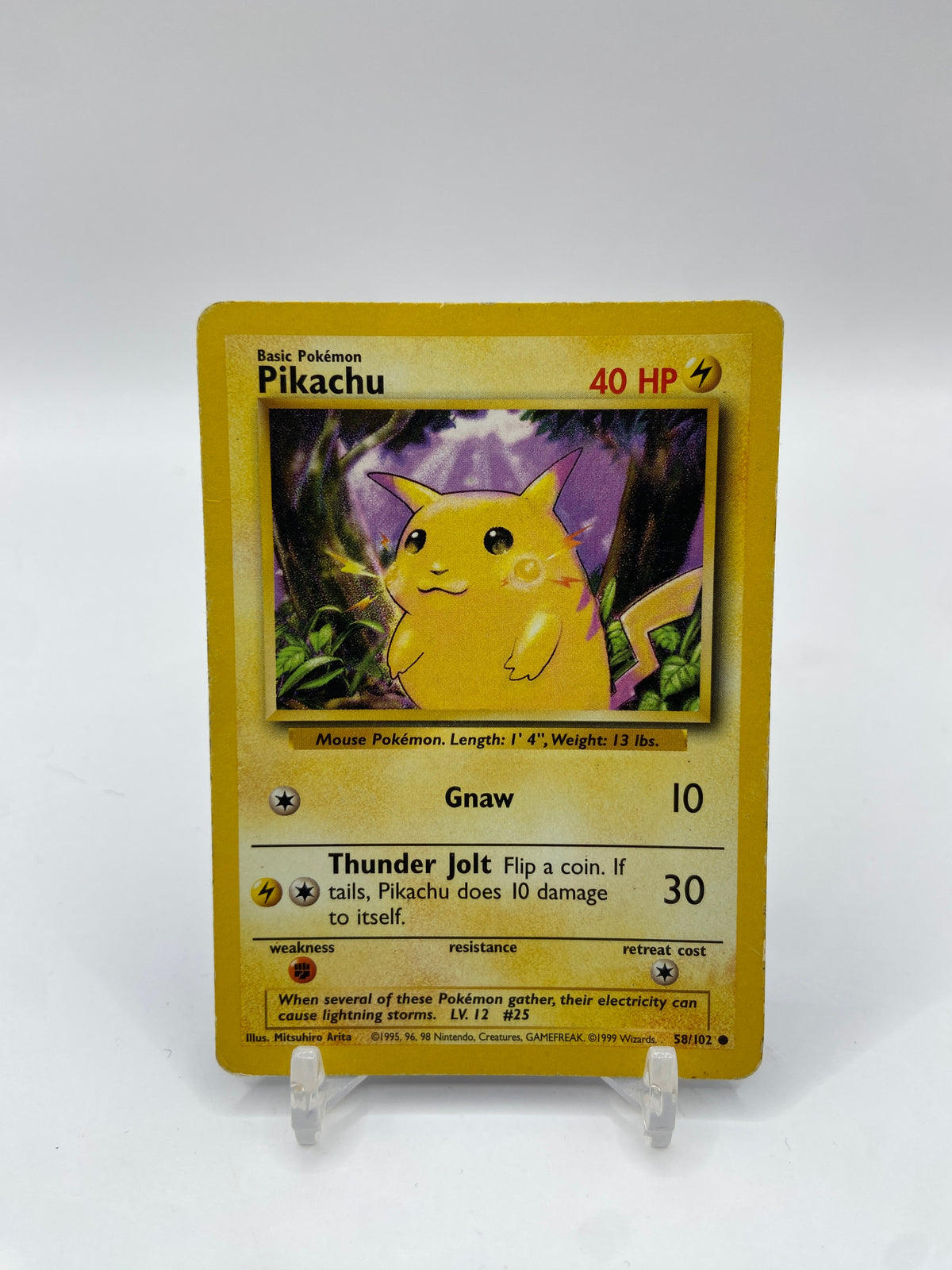 Pikachu Base Set 58/102