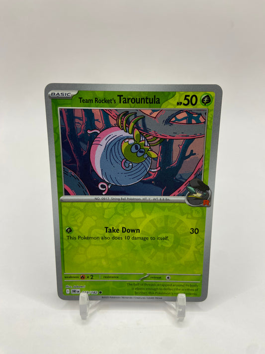 Team Rocket's Tarountula Reverse Holo Destined Rivals 019/182