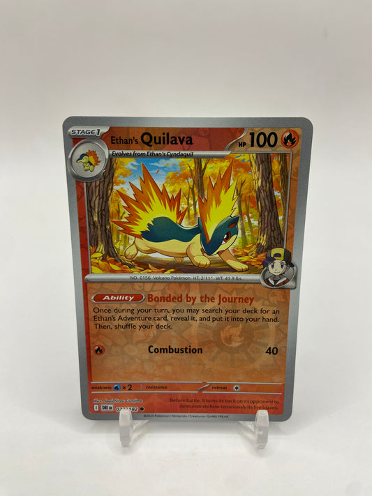 Ethan's Quilava Reverse Holo Destined Rivals 033/182