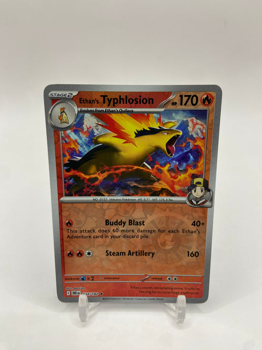Ethan's Typhlosion Reverse Holo Rare Destined Rivals 034/182